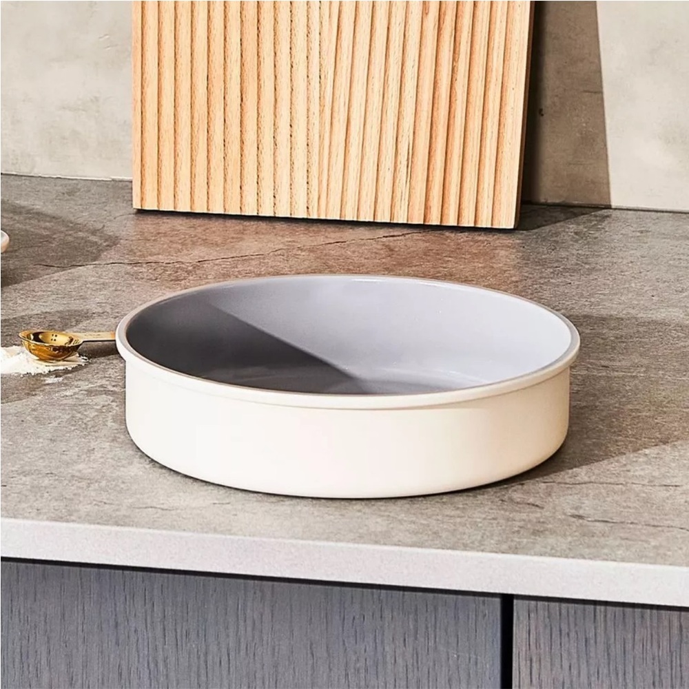 Caraway Home 8.82" Nonstick Ceramic Circle Pan Gray